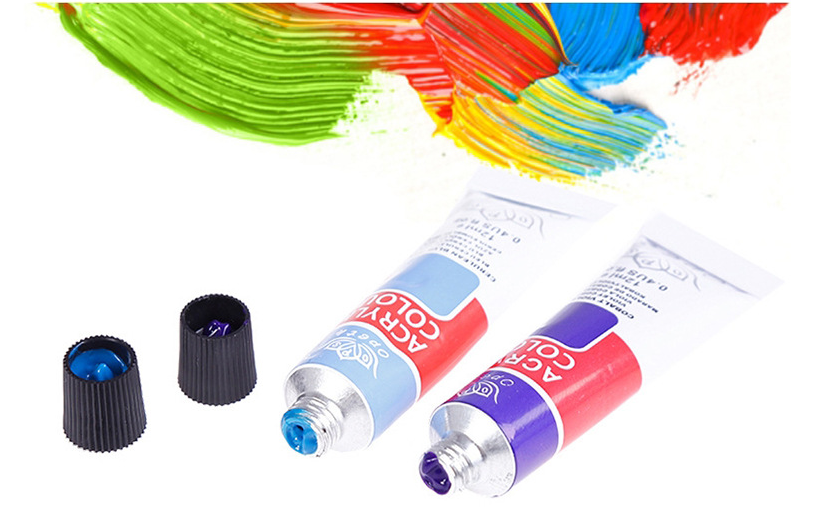 Factory direct sales of watercolor paints, gouache paints, acrylic paints, oil paints, glass paints and textile paints details Picture