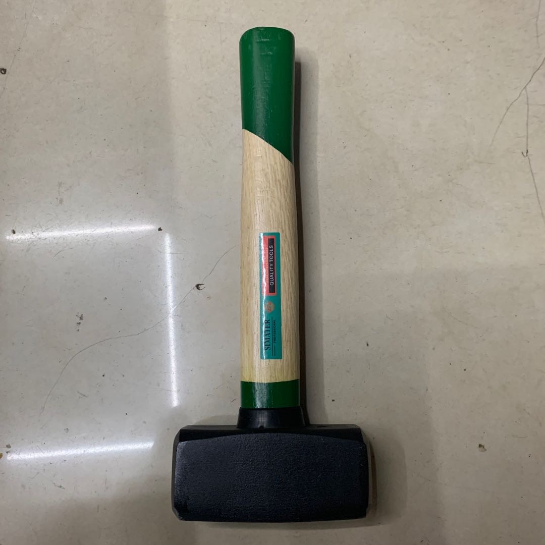 One Thousand Five Hundred Grams Of Wood Flat Stone Hammer Site Work Hammer High Hardness