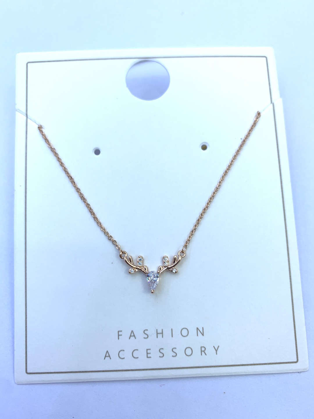 A deer has your diamond-encrusted pendant necklace for women