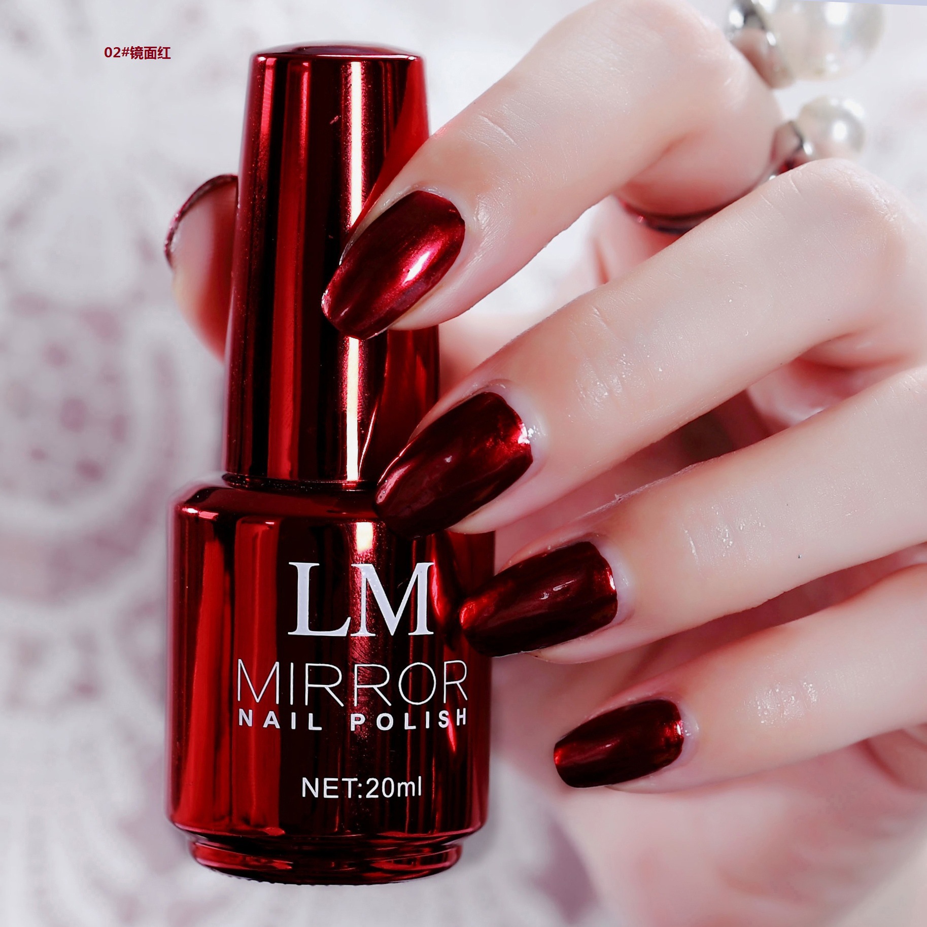 LM2019 new mirror silver metallic stainless steel nail polish is a bestseller sold directly by the contract manufacturer