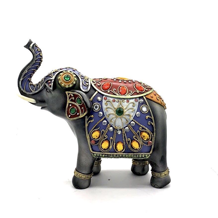 复古仿真大象摆件东南亚风工艺品缅甸老挝越南