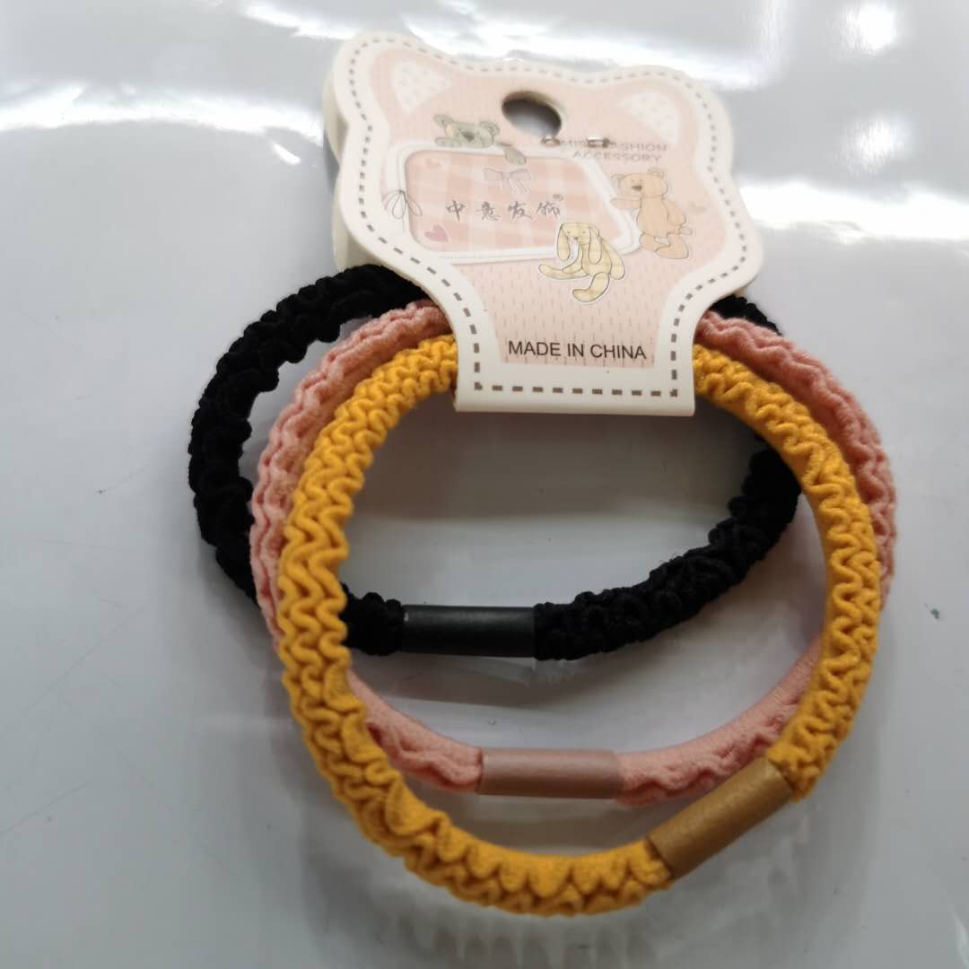 Korean-style fashionable and versatile women's hair band with high elasticity and popular rubber bands Specification image