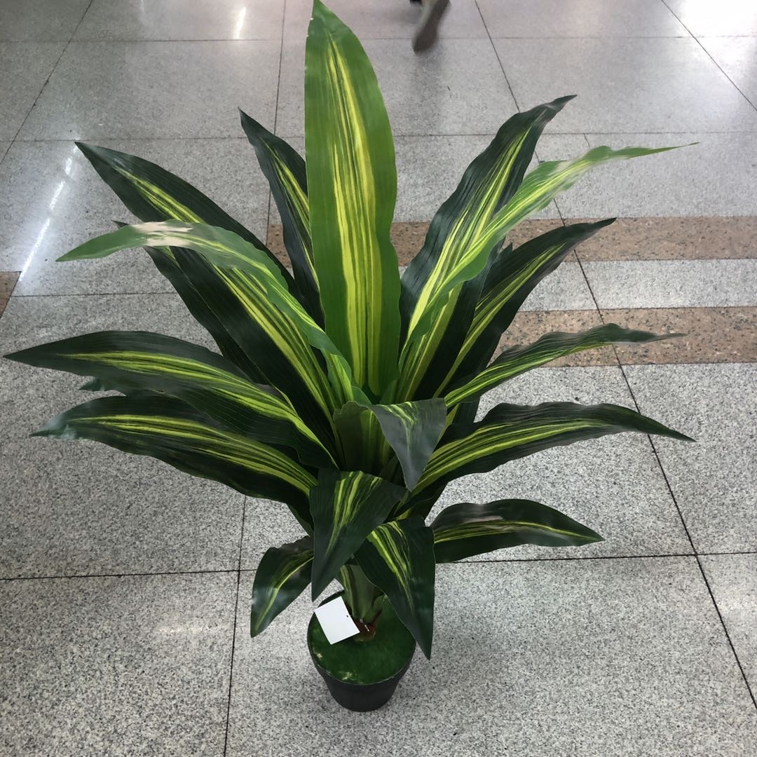 Simulated green plant cement POTS, modern Southeast Asian green plant potted plants, tropical cycad model rooms, clothing stores, restaurants