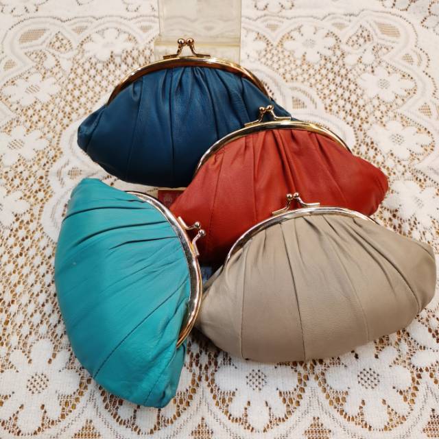 女式真皮夹子包零钱包小巧包图