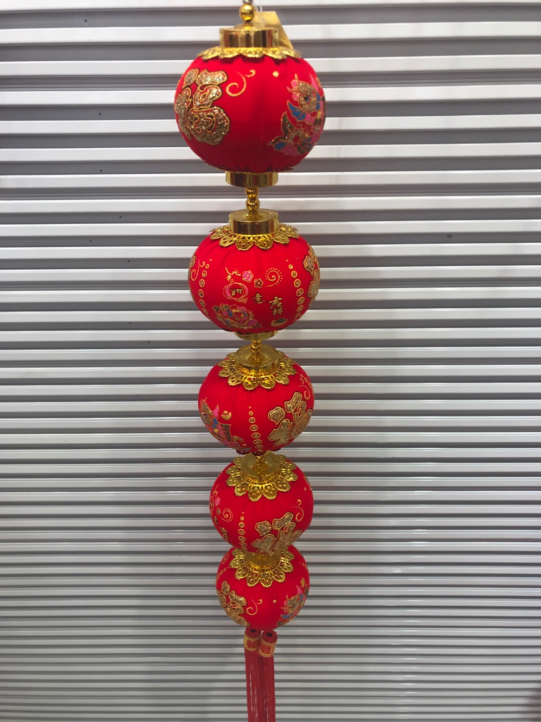 2021 New style factory direct sales wholesale best-selling printed five-head lantern strings for home decoration and festive items