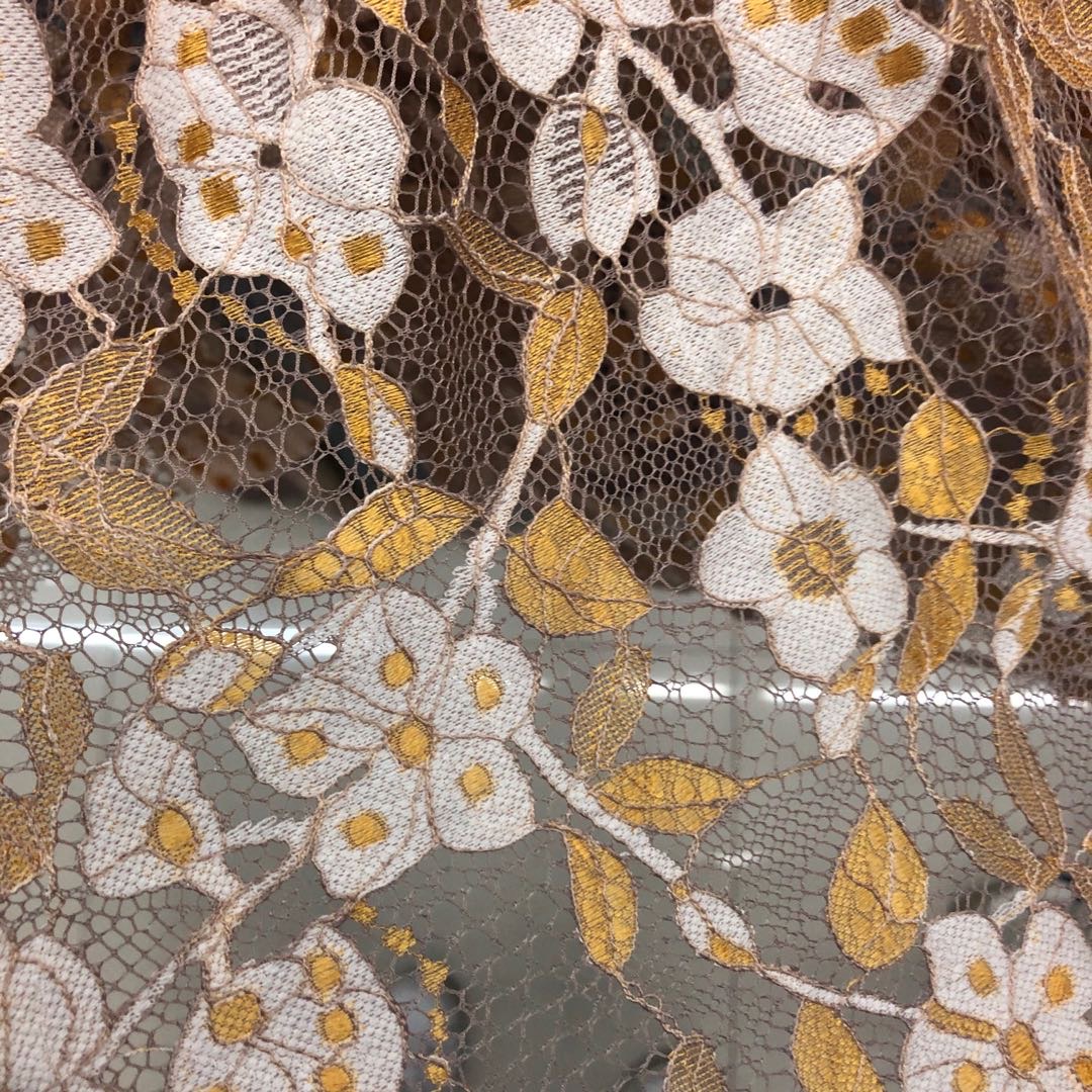 Tela de encaje floral tela multifloral tipo artículo no. 9080 venta directa de fábrica nueva temporada disponible al por mayor disponible al por menor details Picture
