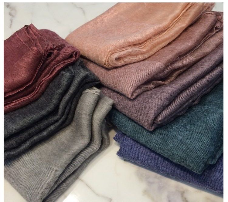 Fashion Casual Trend All-In-One Scarf Single-Color Shawl Multi-Color