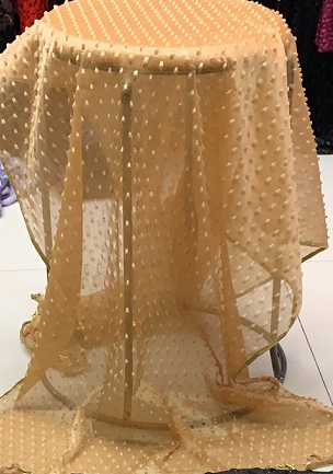 Women's Fashion Trend Everything With Muslim Dots Polyester Hijab Shawl details Picture