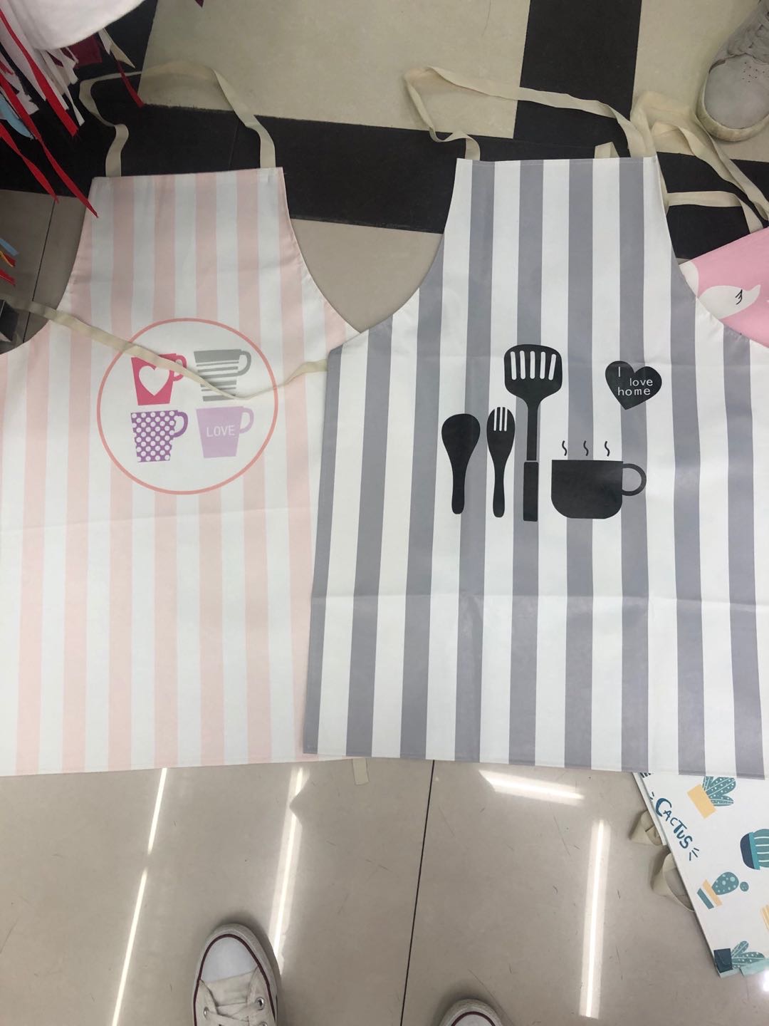 Apron Wind And Oil Proof Cute Creative Nordic Work Home Kitchen