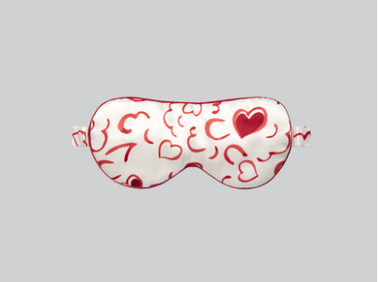 Silk eye mask, mulberry silk sleep eye mask, light-blocking and breathable for sleep