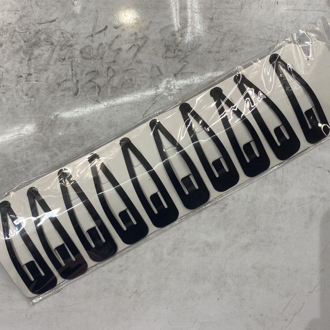 Popular classic versatile simple practical black lady BB clip