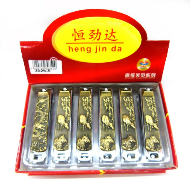 古铜浮雕中高档指甲刀 精品指甲钳 商超多元店爆款热卖货源专批