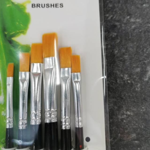 Watercolor chalk nylon bristle watercolor painting wolf-hair oil brush set paint brush details Picture
