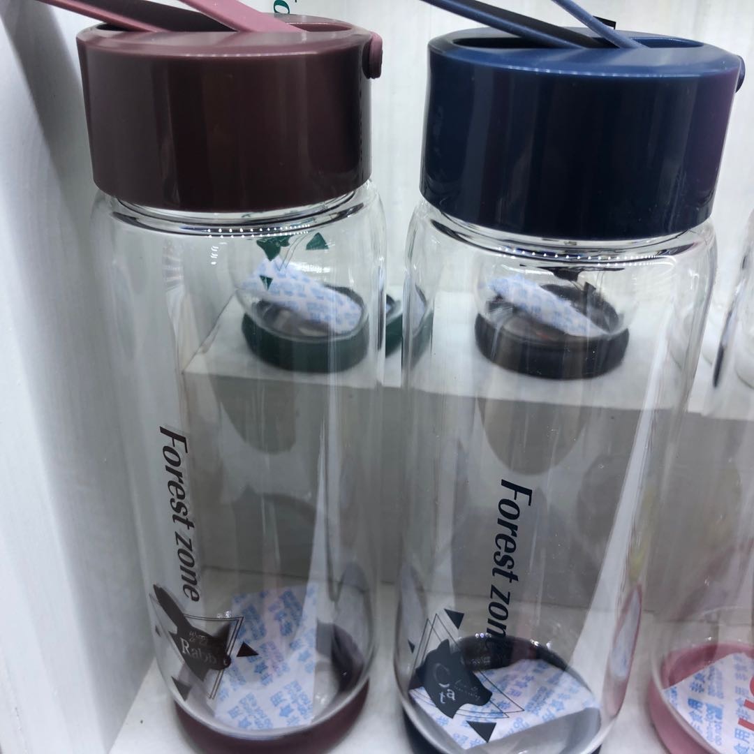 简约可爱创意玻璃杯简约小清新水杯男女生情侣杯子学生水杯