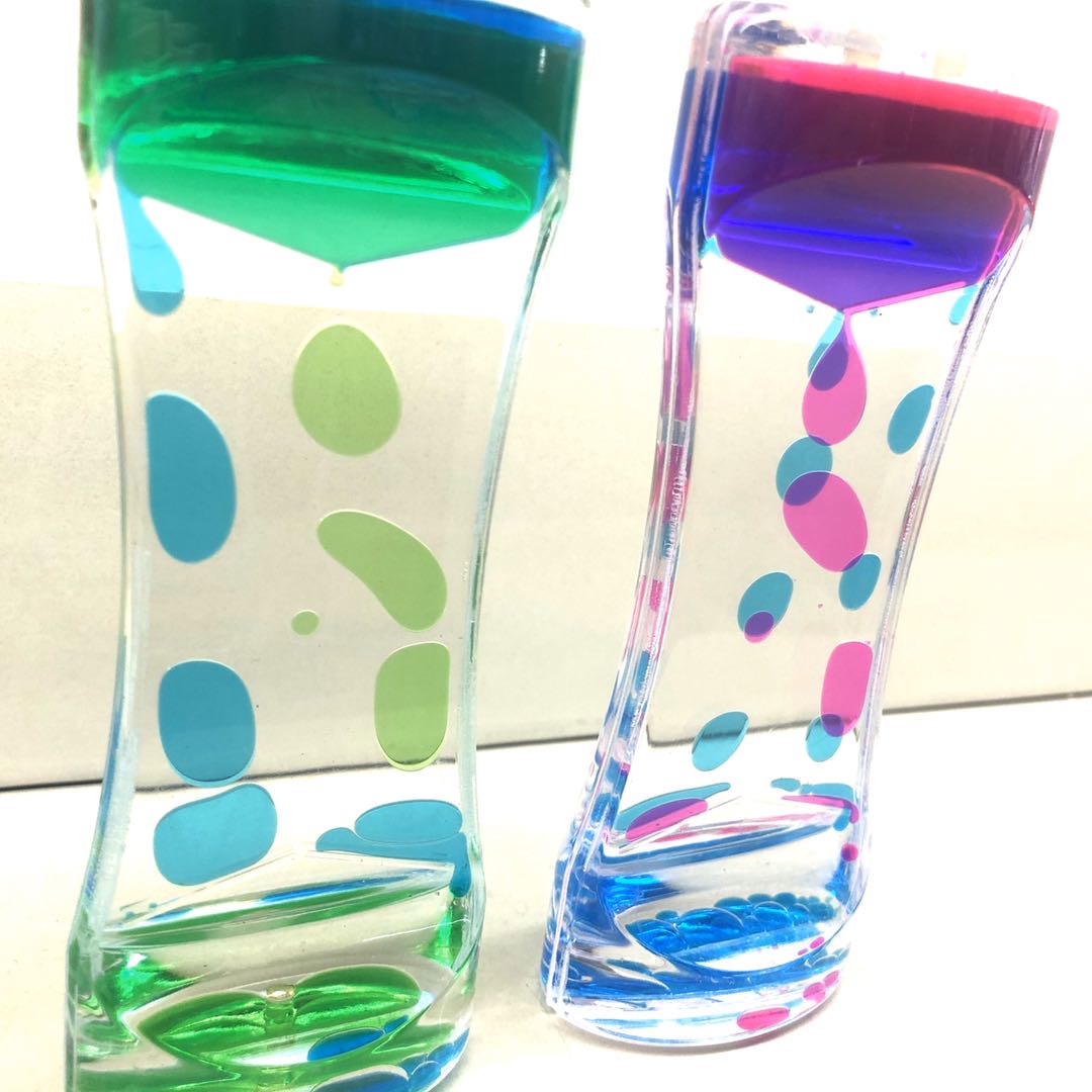 油漏水滴油滴沙漏计时器创意摆件儿童装饰品送女生日礼物