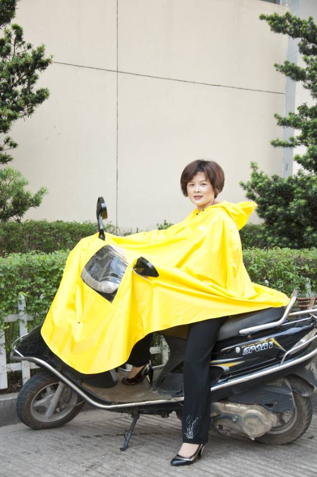 715款单人摩托车电瓶车 雨披 雨衣雨衣 男女长款户外