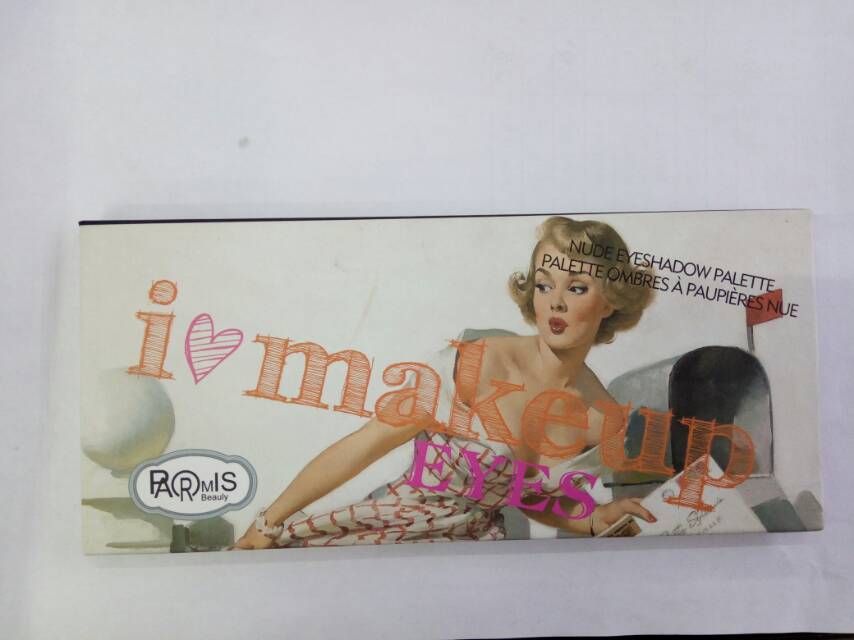 PARMIS珠光哑光六色眼影加高光修容一体盘