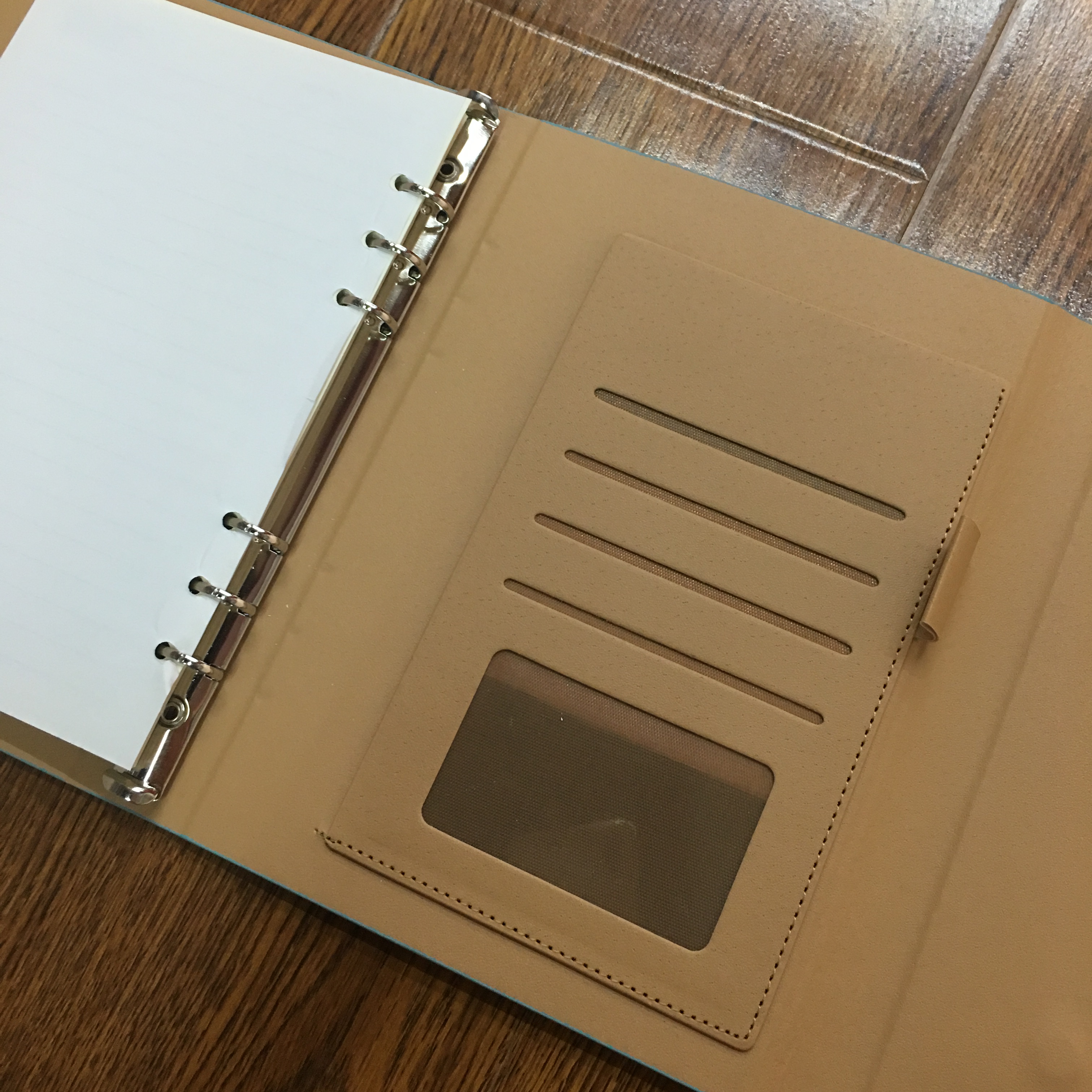 笔记本子商务定制活页加厚会议记录本办公高档工作记事本复古细节图