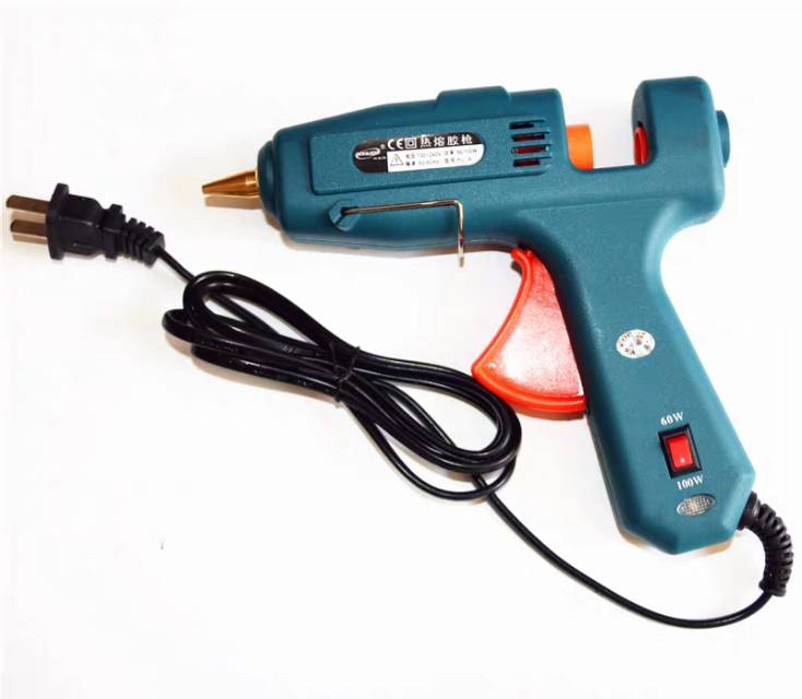 Double Temperature 60-100W Universal Hot Melt Glue Gun Glue Stick Electric Hot Melt Glue Gun Household Glue Strip 11Mm details Picture