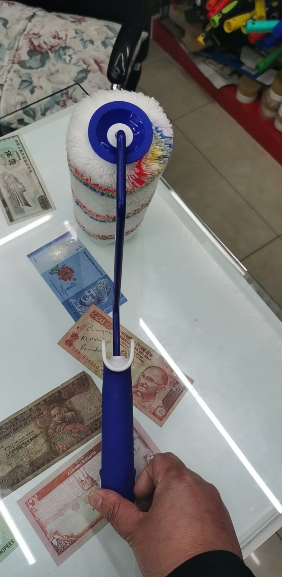 双色柄滚筒刷涂料刷墙漆刷五金刷建材刷细节图