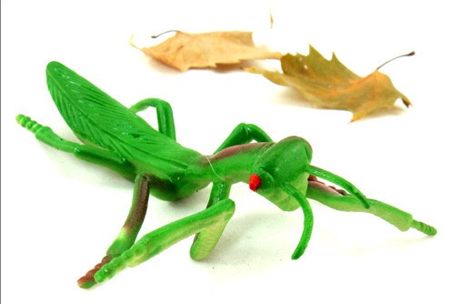 Simulation model soft glue mantis insect grasshopper toy for children thumbnail