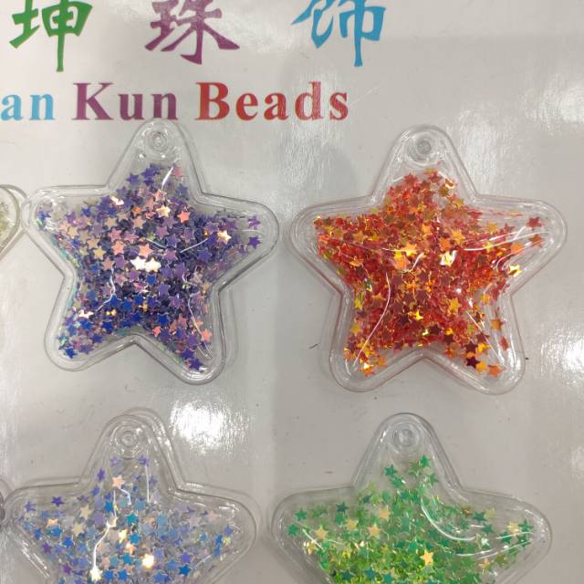 PVC star-shaped cartoon quicksand decorative accessories details Picture
