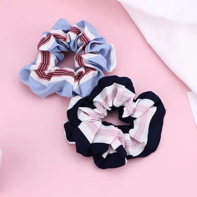 Cute Striped Cloth Scrunchie Leather Band Simple Basic Hair Tie Black Hair Tie Cute Cloth Scrunchie Hair Tie Rubber Band Yarn Elegant High Stretch Hair Simple Basic Hair Tie Hair Tie Hair Tie Hair Tie Hair Tie Hair Accessory