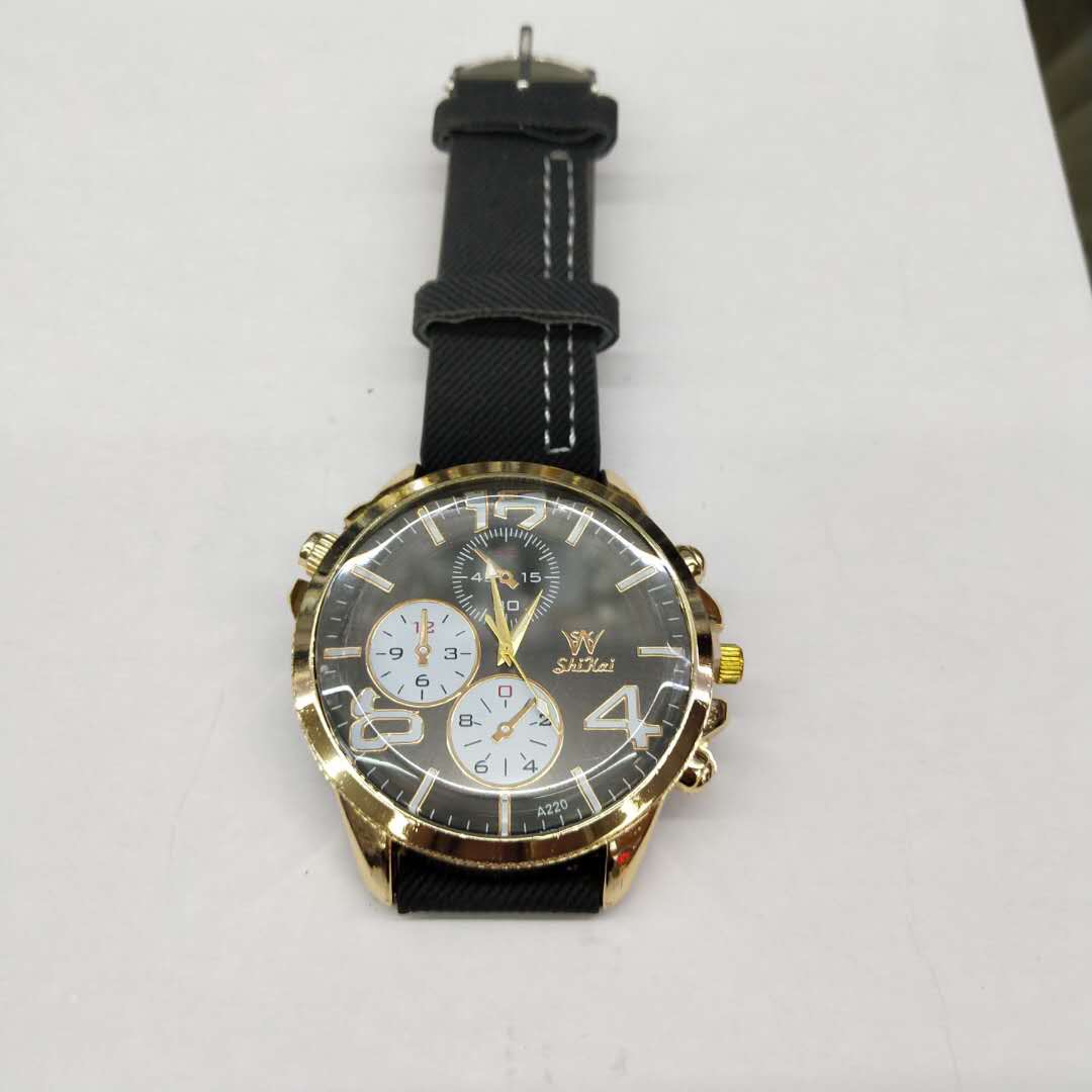Fashionable waterproof belt casual sport quartz watch for men thumbnail