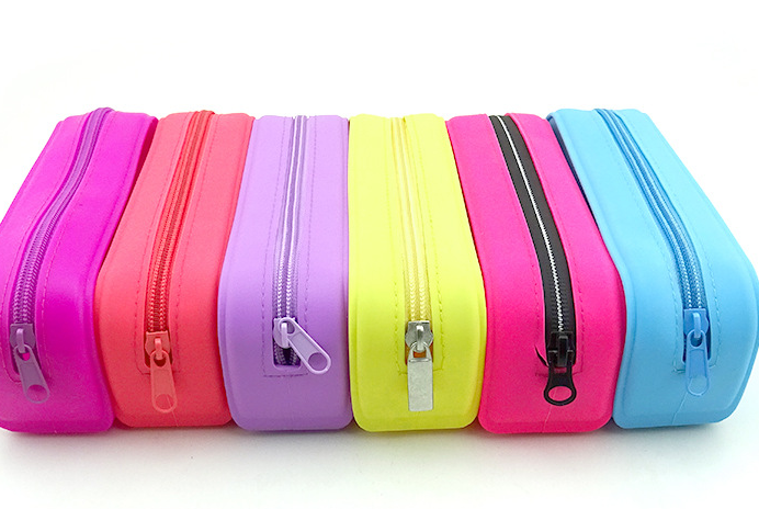 收纳笔袋简洁风格设计学生文具盒拉链长形笔袋