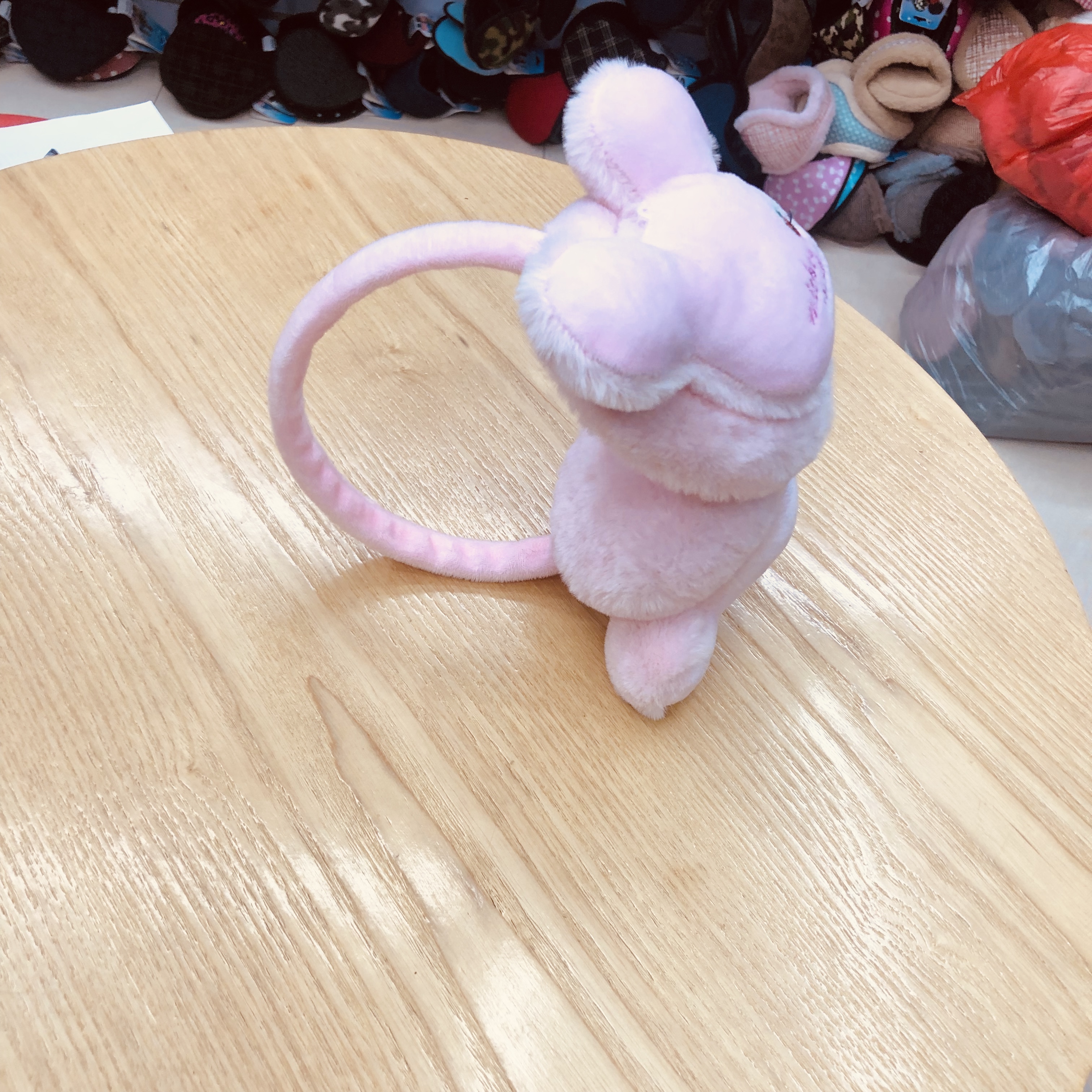 Sweet Earmuffs Winter Cute Plush Bag Cover Korean Version Of Children Adult Thickening Cold Specification drawing