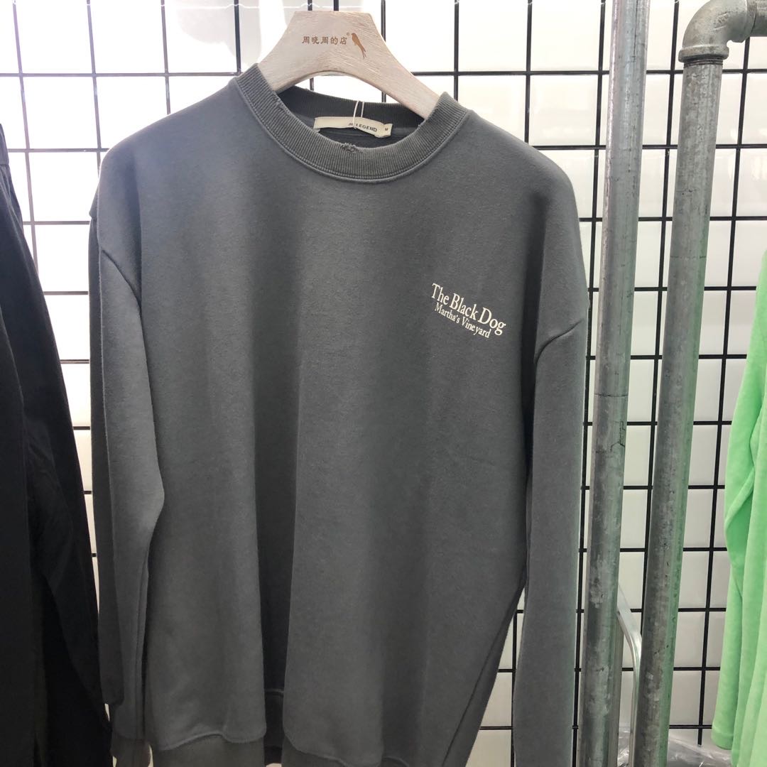 Genuine article 20 new simple joker Ins small logo letters round collar head loose joker hoodie thumbnail
