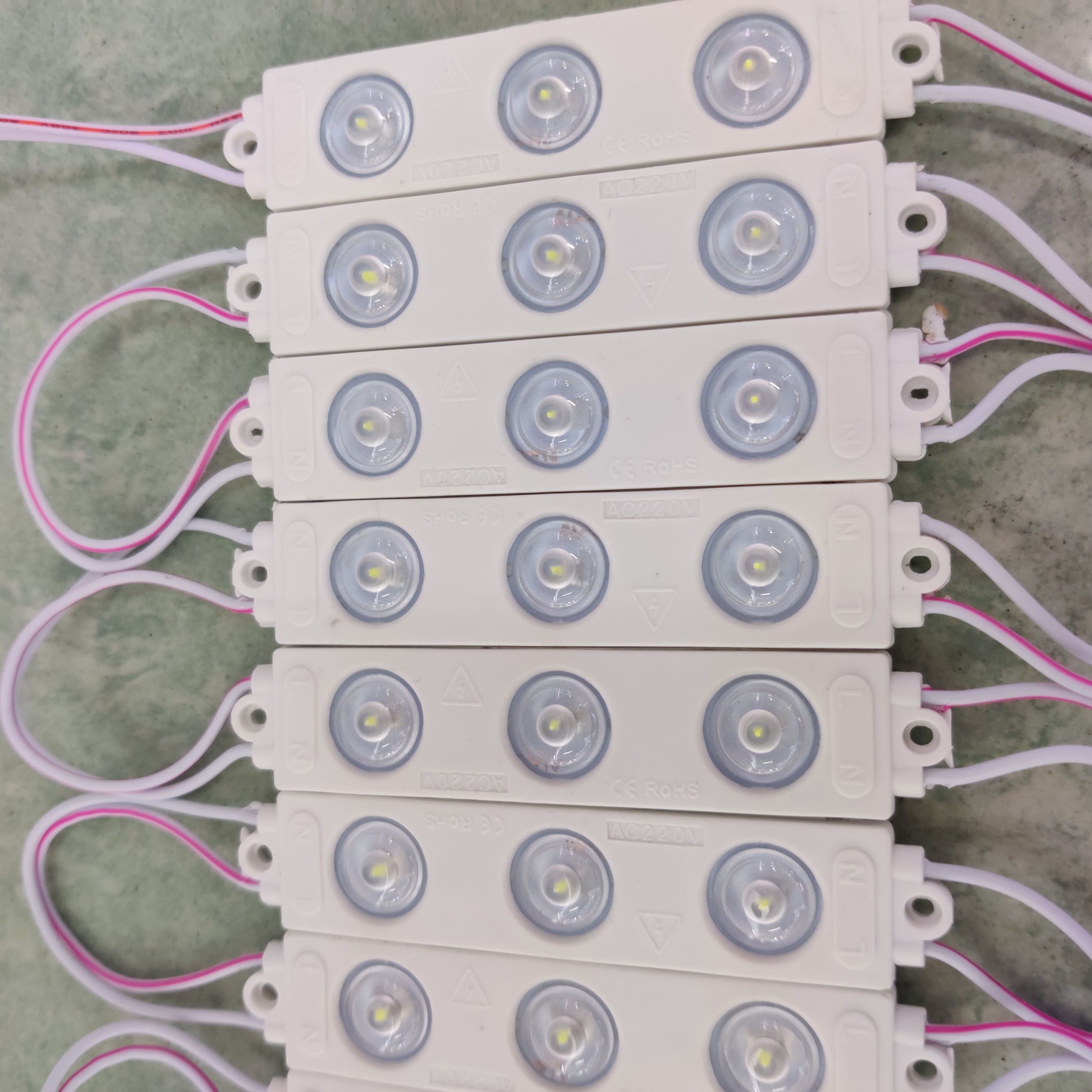 LED12V广告招牌发光字COB注塑模组大功率超高亮灯箱标识防水光源