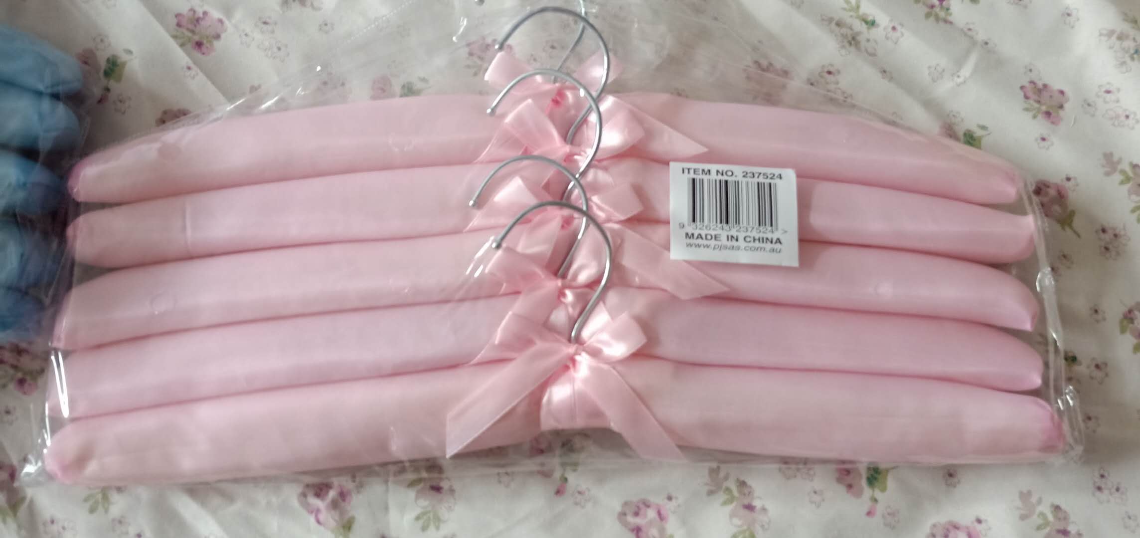 无痕包布衣架衣服架仿真丝挂衣架家用酒店宾馆衣挂撑子产品图