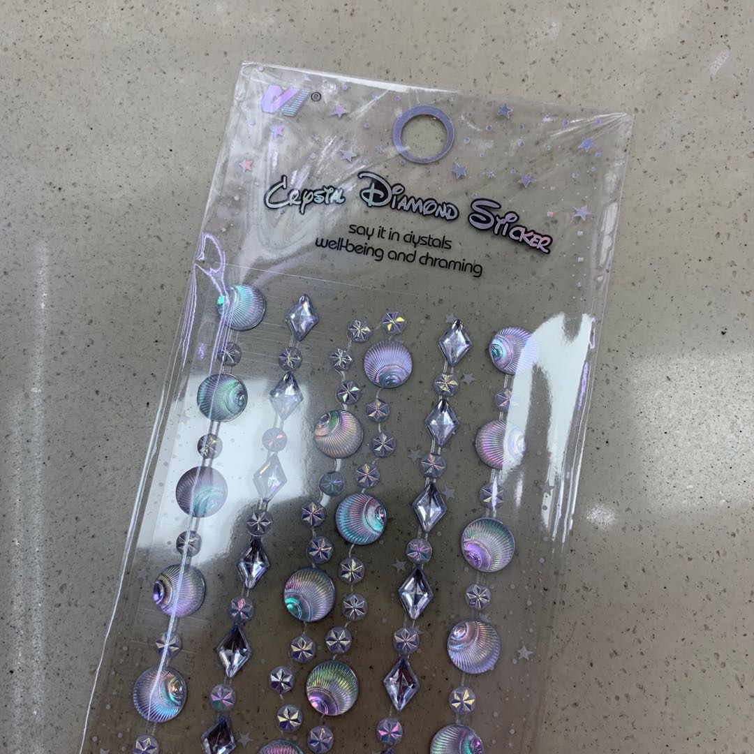 Children's 3d sticker paper in silver style Specification image