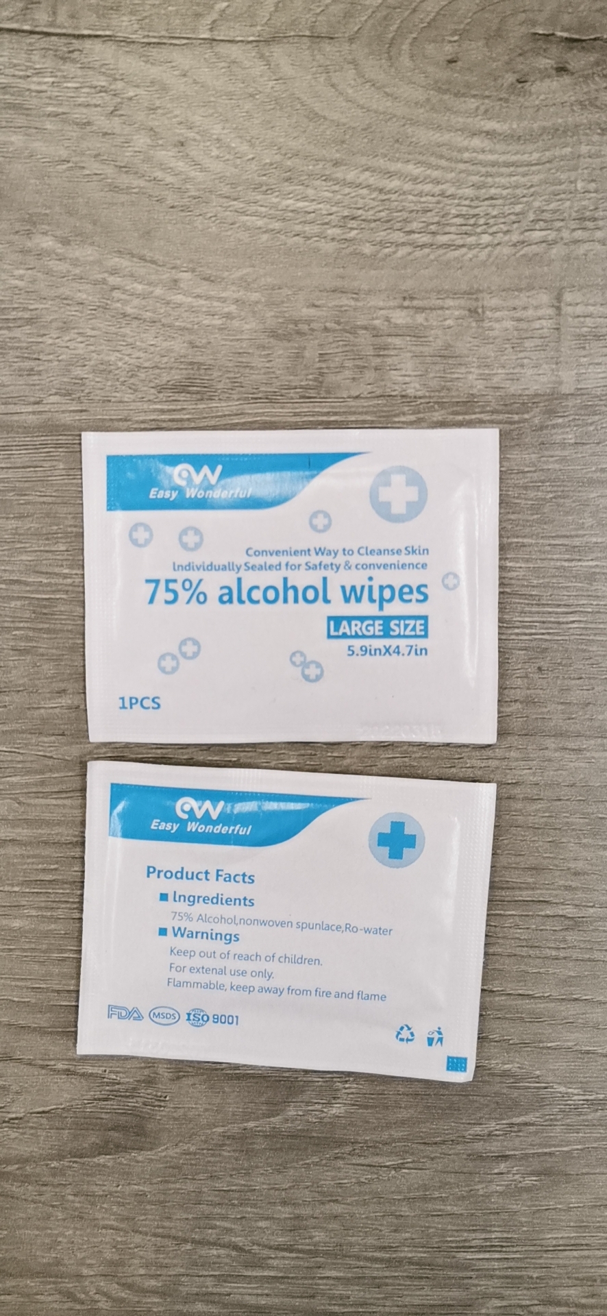 单片酒精湿巾,无纺布化妆棉片卸妆棉湿巾详情图1