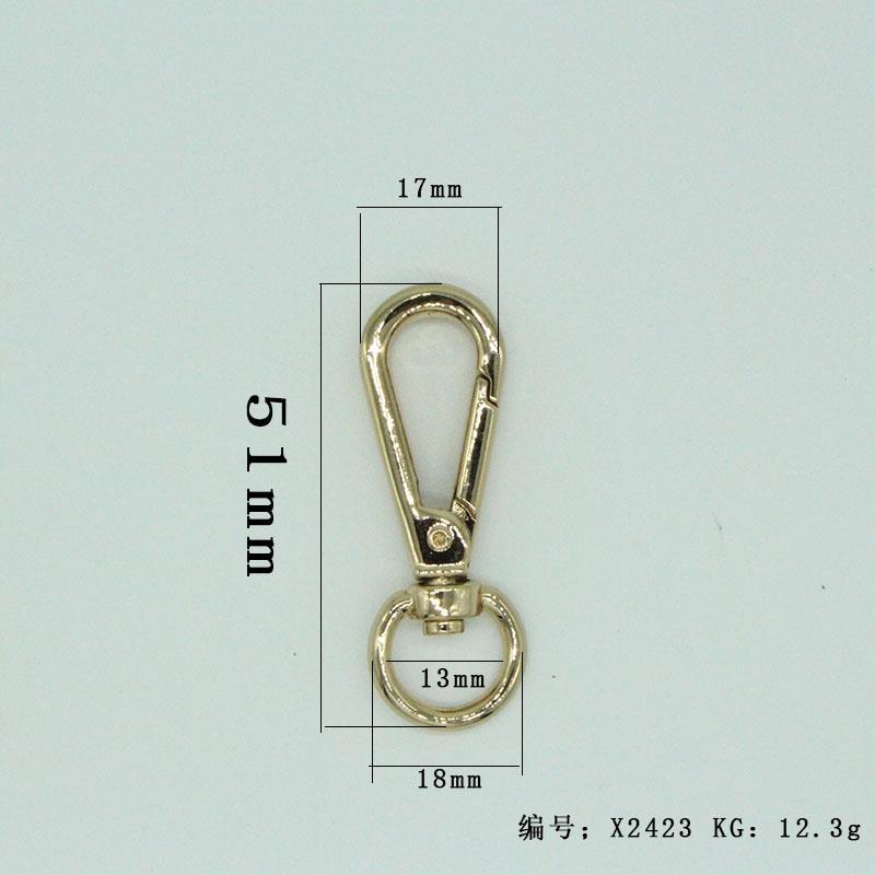狗扣钥匙扣龙虾扣diy五金饰品配件产品图