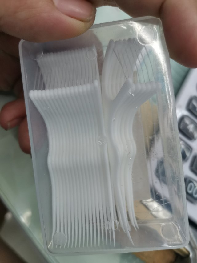 牙线超细家庭装便携牙线棒随身剔牙签盒共25支细节图