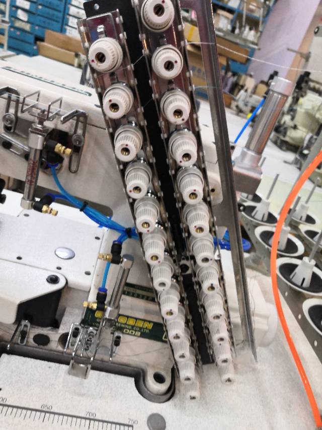 Taizhou QINGBEN brand automatic thread cutting multi-needle machine Model GB008 details Picture