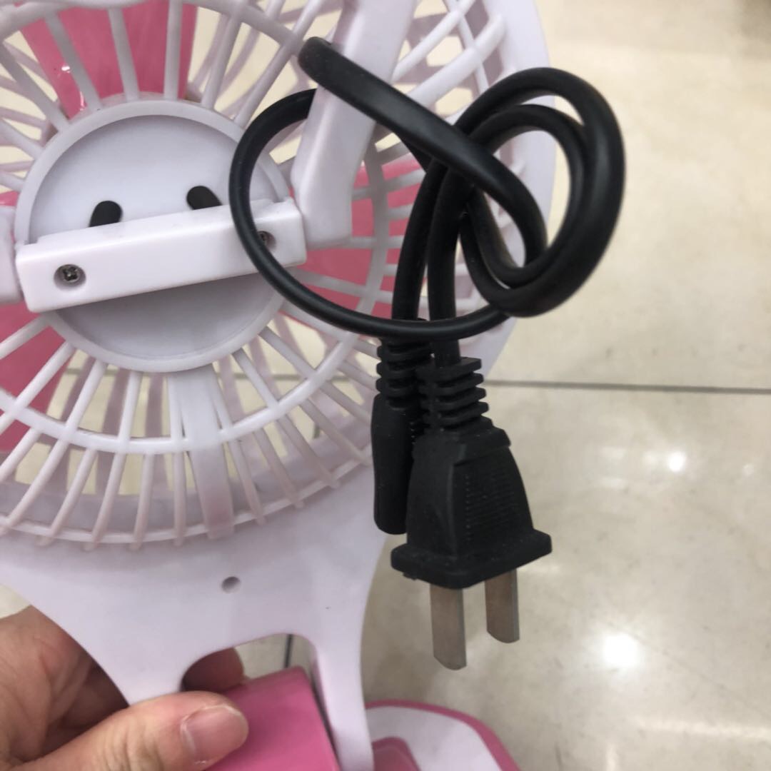 电扇宿舍学生床头上铺超静音风迷你手拿随身充电的寝室带插头细节图