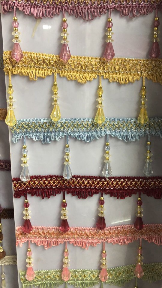 Curtain Lace Tassel Hanging Fringe Decorative Lace Curtain Curtain Head Decorative Accessories