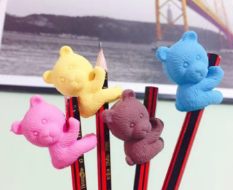 小熊橡皮擦可爱创意小学生橡皮擦擦得干净幼儿园奖品产品图