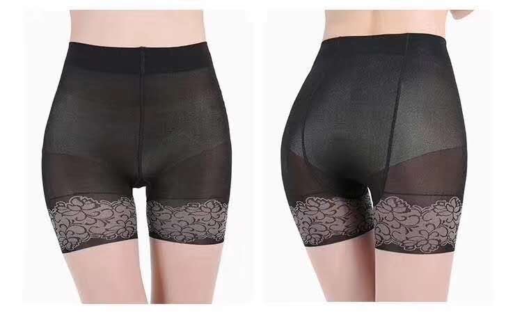 防狼丝袜女薄款防走光菠萝袜带安全裤二合一防勾丝打底连裤袜大码产品图