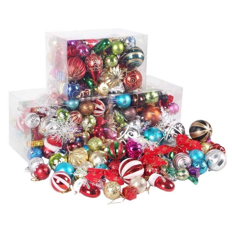 圣诞装饰球吊球商场店铺挂饰创意天花板挂件橱窗吊顶屋顶彩球吊饰产品图