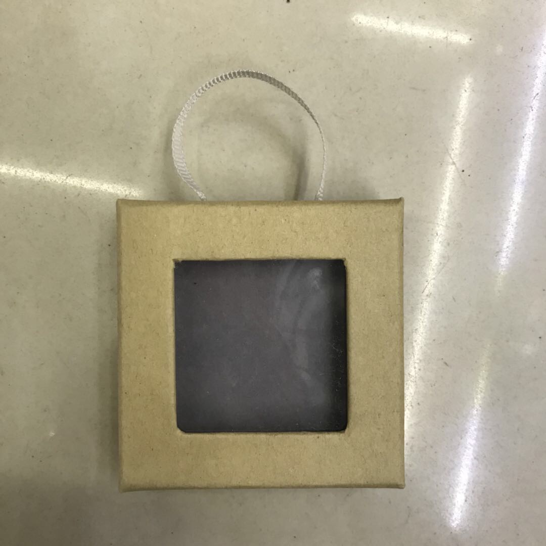 牛皮纸盒可视可提厂家定制礼盒