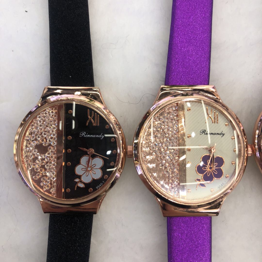 Korean retro trend diamond rose, simple, casual and elegant quartz watch for junior high school and high school students, waterproof, ultra-thin, for male and female couples Specification image