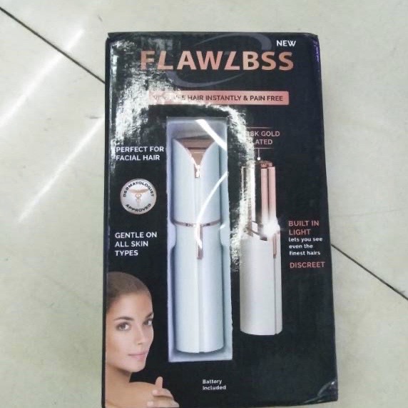 Flawless 口红式剃毛器 女士电动脸部刮毛刀 便携美光去毛脱毛详情图2