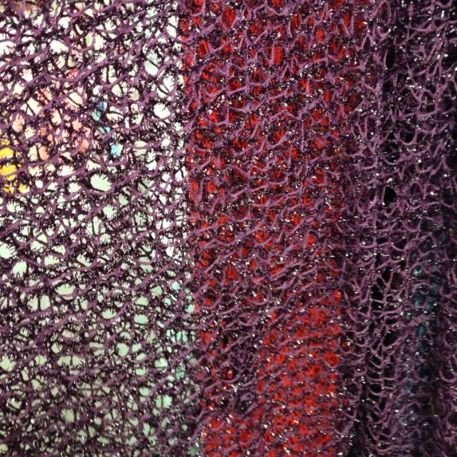 闪光丝乱网饰品头饰面料产品图