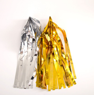 金银纸流苏丝带拉花彩带儿童生日派对婚房细节图