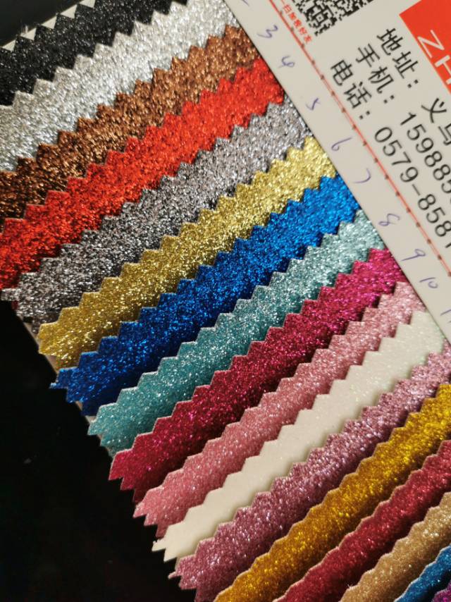 Factory direct sales, low price wholesale of PU Gree leather in stock details Picture