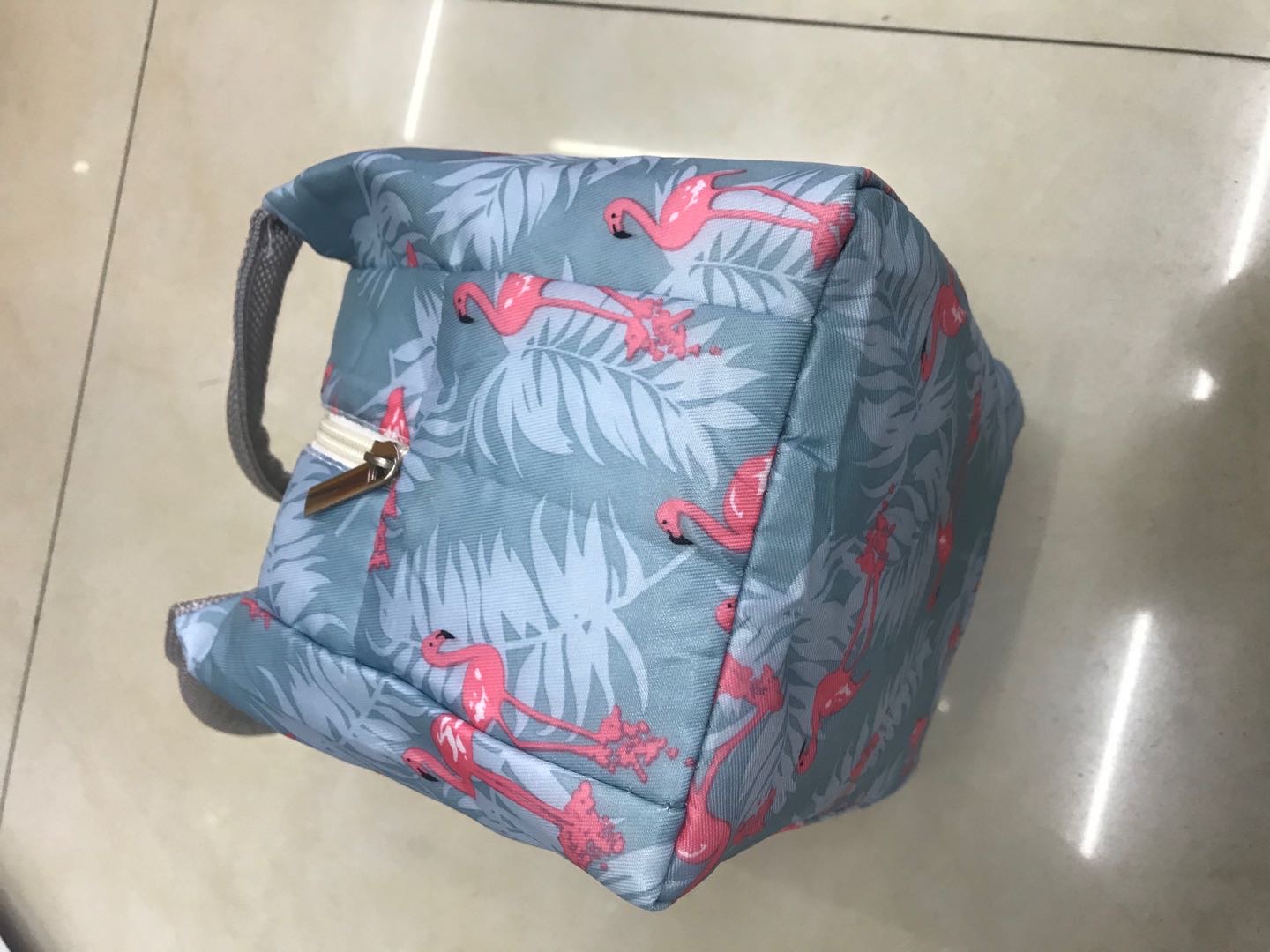 仙鹤图儿童带饭手提牛津布保温袋细节图